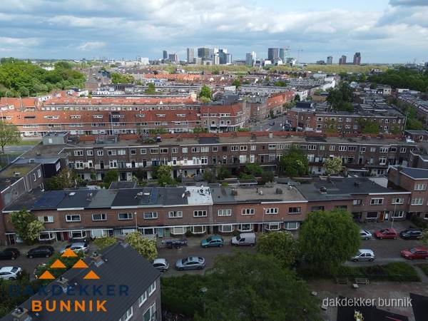 Luchtfoto van daken in woonwijk Bunnik Luchtfoto van daken in woonwijk Bunnik